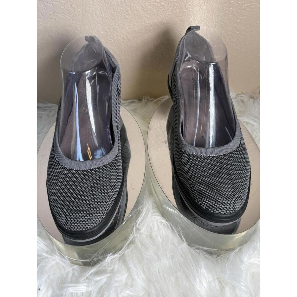 Vionic Womens Jacey Knit Sz 7 Charcoal Mary Janes Comfort Walking Shoes